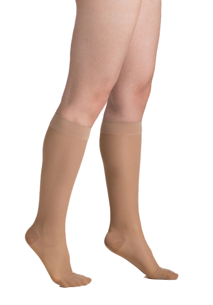 EvoNation Everyday Sheer 20-30 mmHg Knee High, Beige, Alternate View