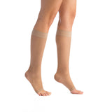 EvoNation Everyday Sheer 20-30 mmHg OPEN TOE Knee High, Nude, Alternate View