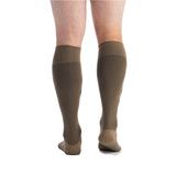 EvoNation Patterns Mini Argyle 15-20 mmHg Knee High, Tan, Back View